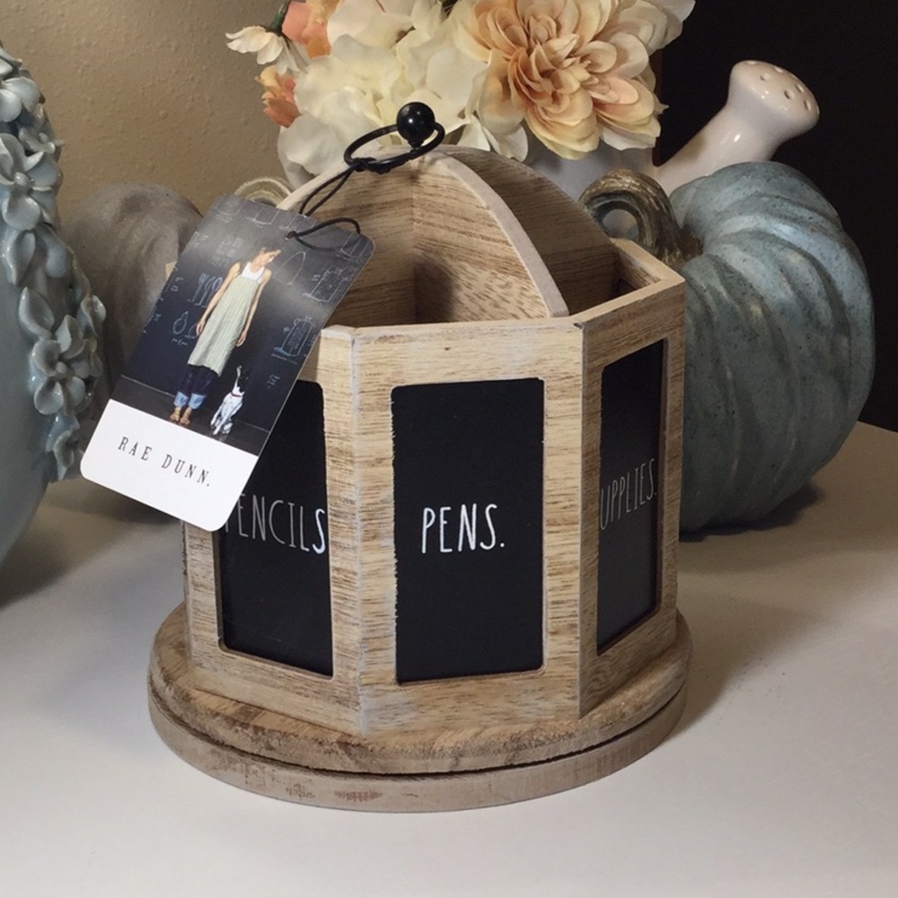 Rae Dunn Desk Carousel Organizer